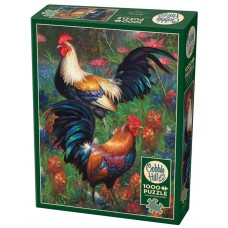 Cobble Hill Jigsaw Puzzle: Roosters
